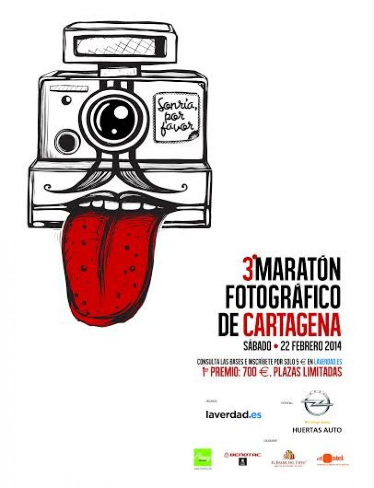 III Maraton Fotografico de Cartagena, que tendrá lugar el dia 22 de Febrero