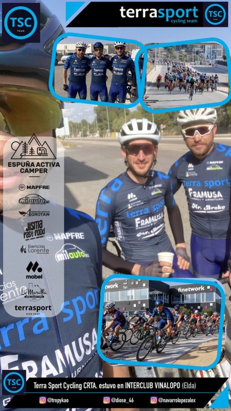 Terra Sport Cycling  - Totana estuvo presente, este pasado sábado, en la 4# ETAPA INTERCLUB VINALOPÓ (ELDA)