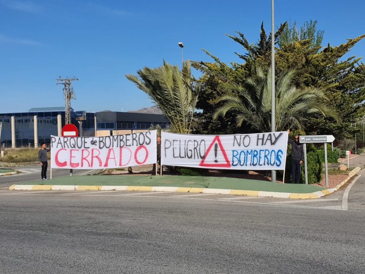 Denuncian la falta de Bomberos en la Región de Murcia, con el peligro que supone.