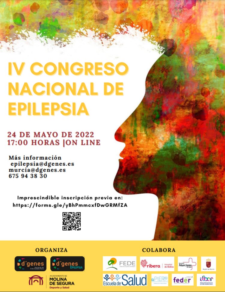 El próximo martes día 24 de mayo se celebrará el IV Congreso Nacional de epilepsia de manera online.