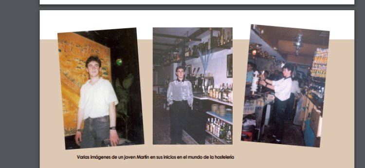 Toda una vida detrás de la barra. Martín Miras Rosa, que se ha dedicado profesionalmente casi toda su trayectoria laboral al mundo de la hostelería, conmemora el primer aniversario de su última aventura, La Santa Café by Martin´s.