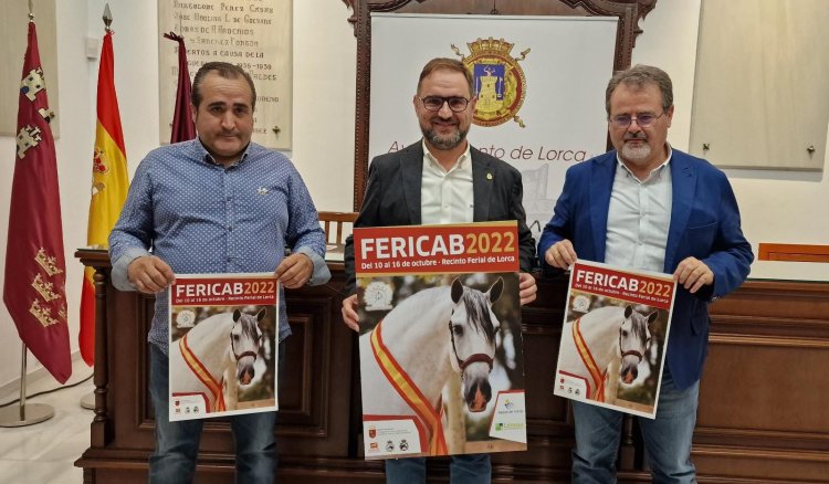 Fericab Lorca 2022, que se celebrará del  10 al 16 de octubre, se sitúa como el concurso equino  con mayor representación de ganaderías  de todo el circuito nacional
