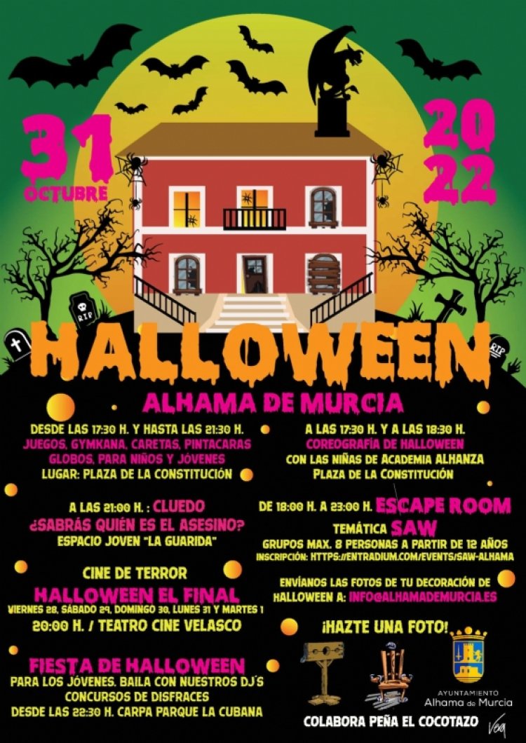 Programación para Halloween: 31 de octubre de 2022