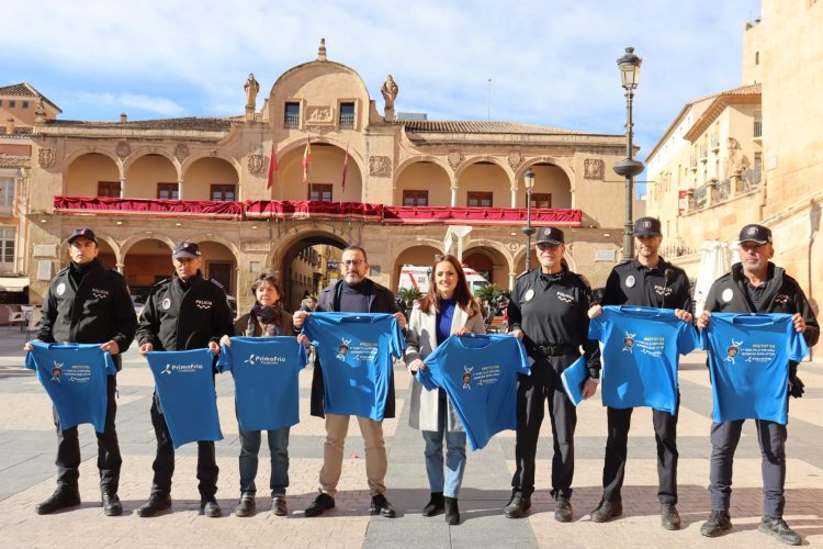 Unos 20 agentes de la Policía Local de Lorca participarán en el "Reto 15Q" para recaudar fondos para la investigación del Síndrome de Inversión Duplicación del Cromosoma 15Q