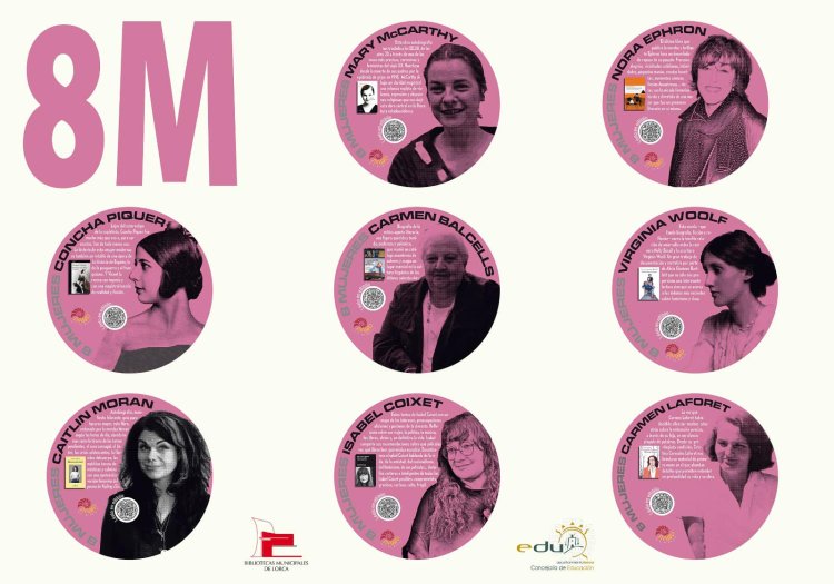 La Red de Bibliotecas de Lorca se suma a la conmemoración del Día Internacional de la Mujer #8M con una selección de libros escritos por mujeres, que hablan sobre mujeres y de Igualdad