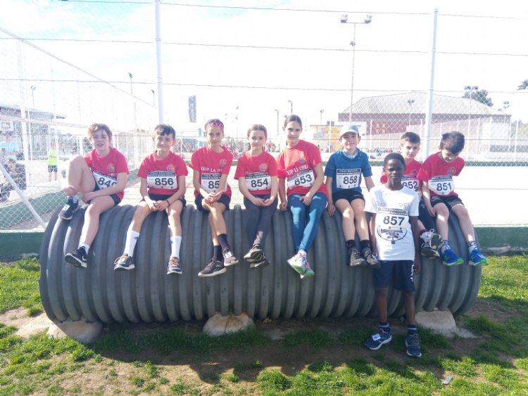 Un total de 14 escolares de Totana participan en la Final regional de Campo a Través del programa de Deporte Escolar, celebrado en San Pedro del Pinatar