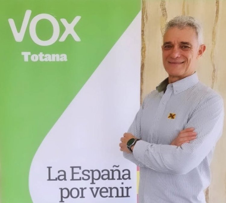 VOX designa a Marcos Cano García como candidato a la alcaldía de Totana