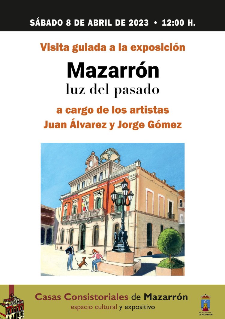 Casas Consistoriales expone ‘Mazarrón Luz del Pasado’ de los dibujantes Juan Álvarez y Jorge Gómez