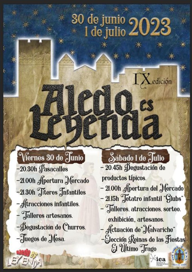 Vuelve otra edición de Aledo es Leyenda. Será el viernes 30 de junio y sábado 1 de julio.