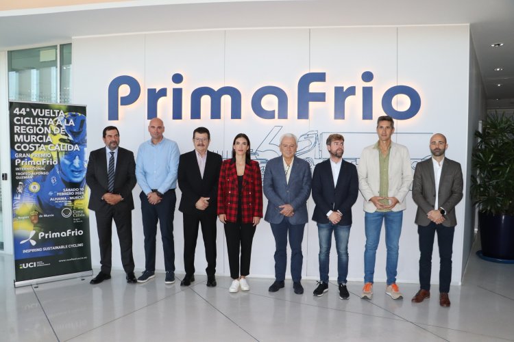 Alhama de Murcia se prepara para ser el punto de partida de la Vuelta a la Región de Murcia 2024 desde la sede de Primafrio